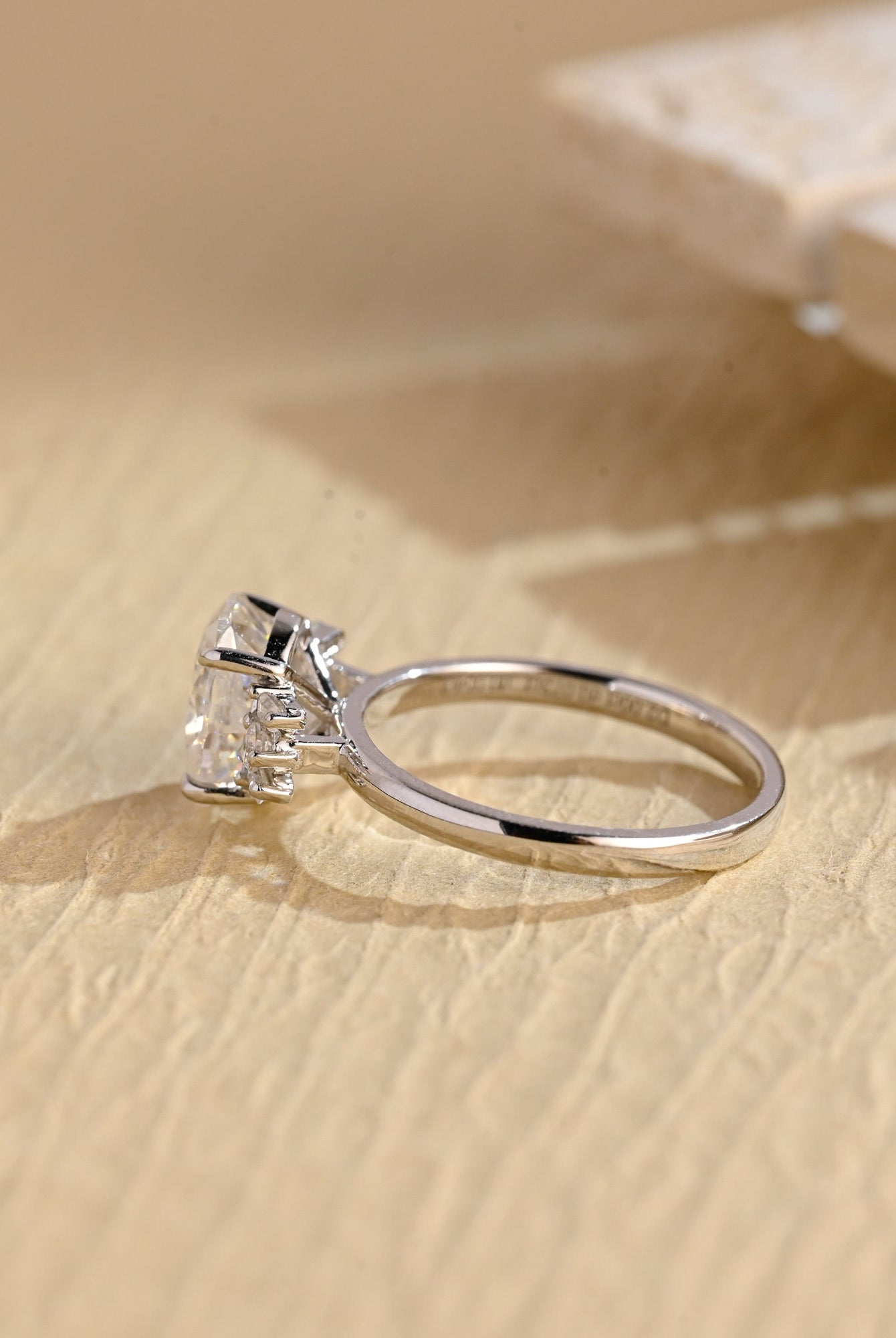 Shop Oval Moissanite Engagement Rings USA