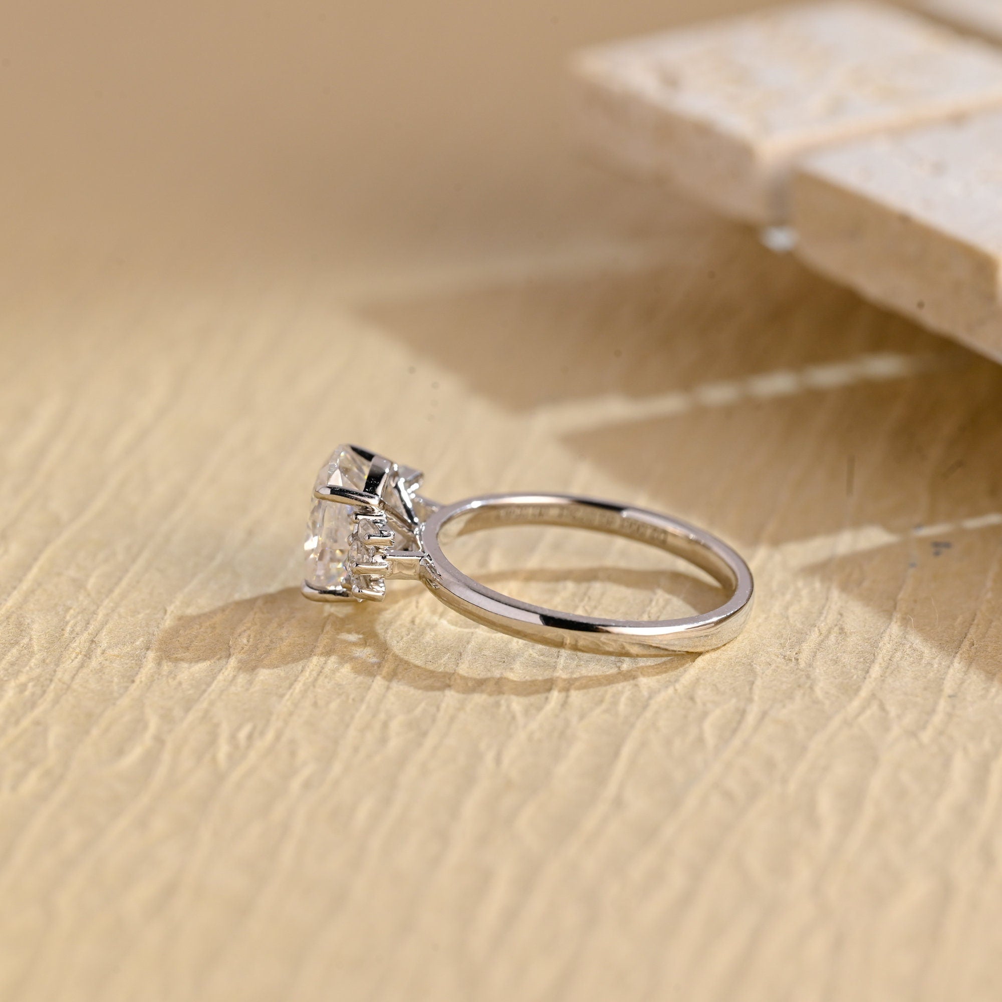 Shop Oval Moissanite Engagement Rings USA