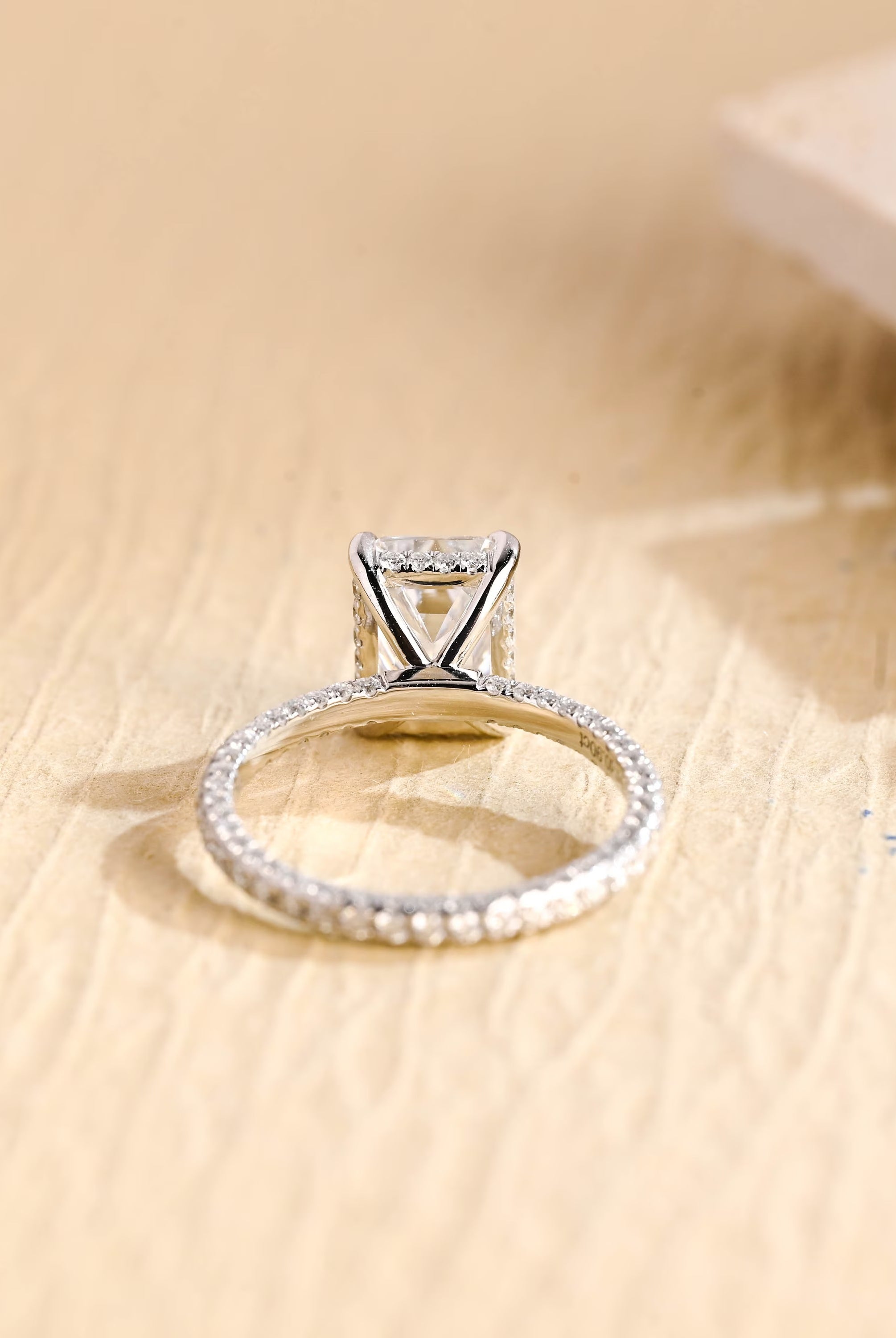 Oval Moissanite Engagement Ring