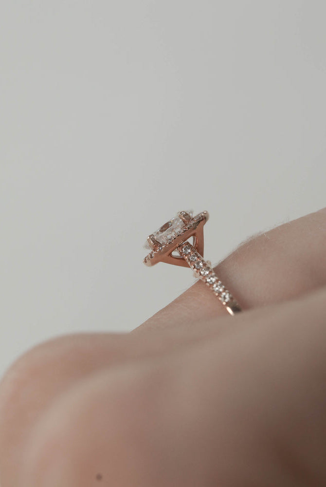 Affordable Oval Engagement Ring