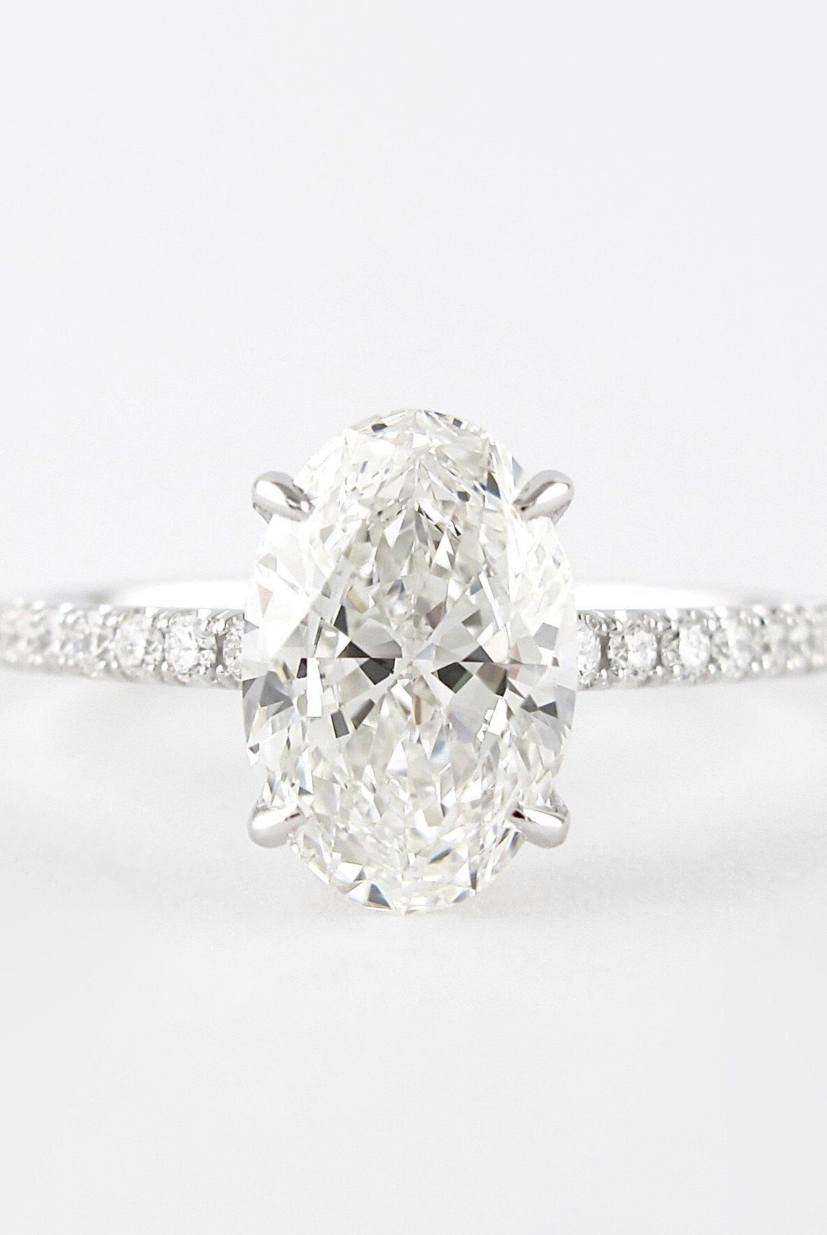 4 Prong Moissanite Ring