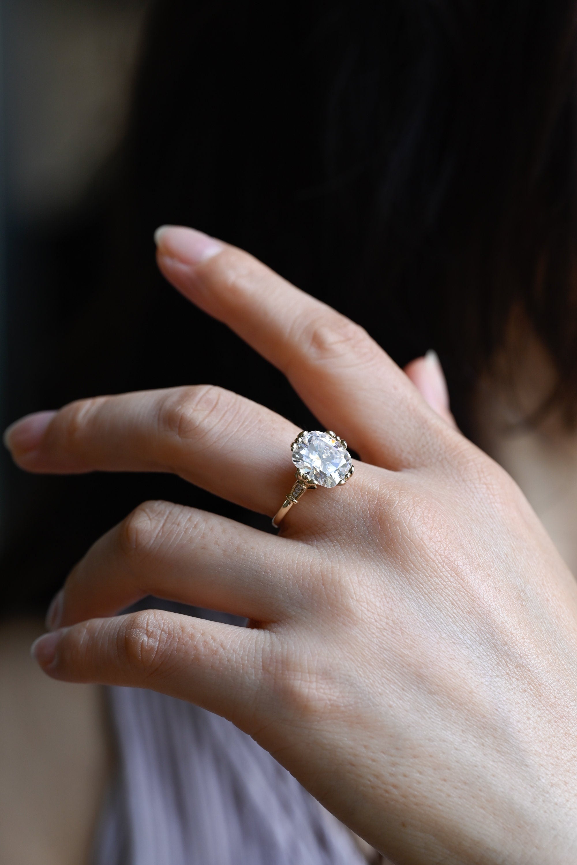 Luxury Oval Bridal Ring