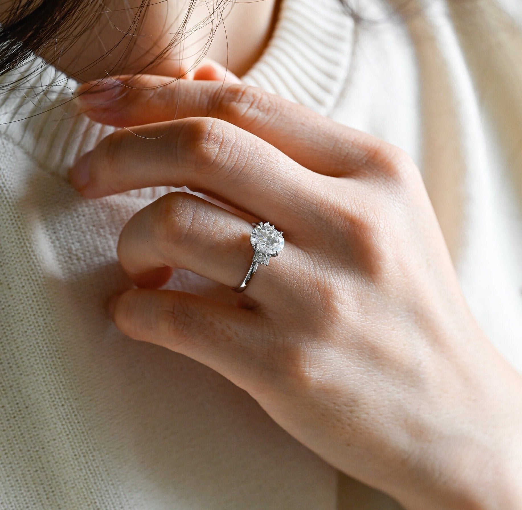 Oval Wedding Ring for Women