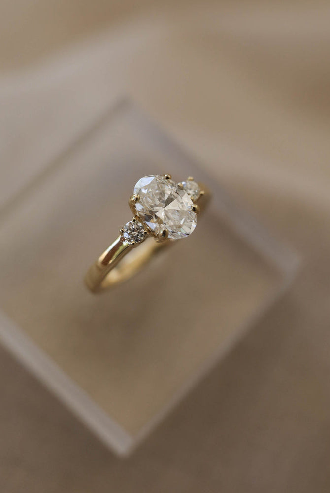 1.20CT Moissanite Engagement Ring