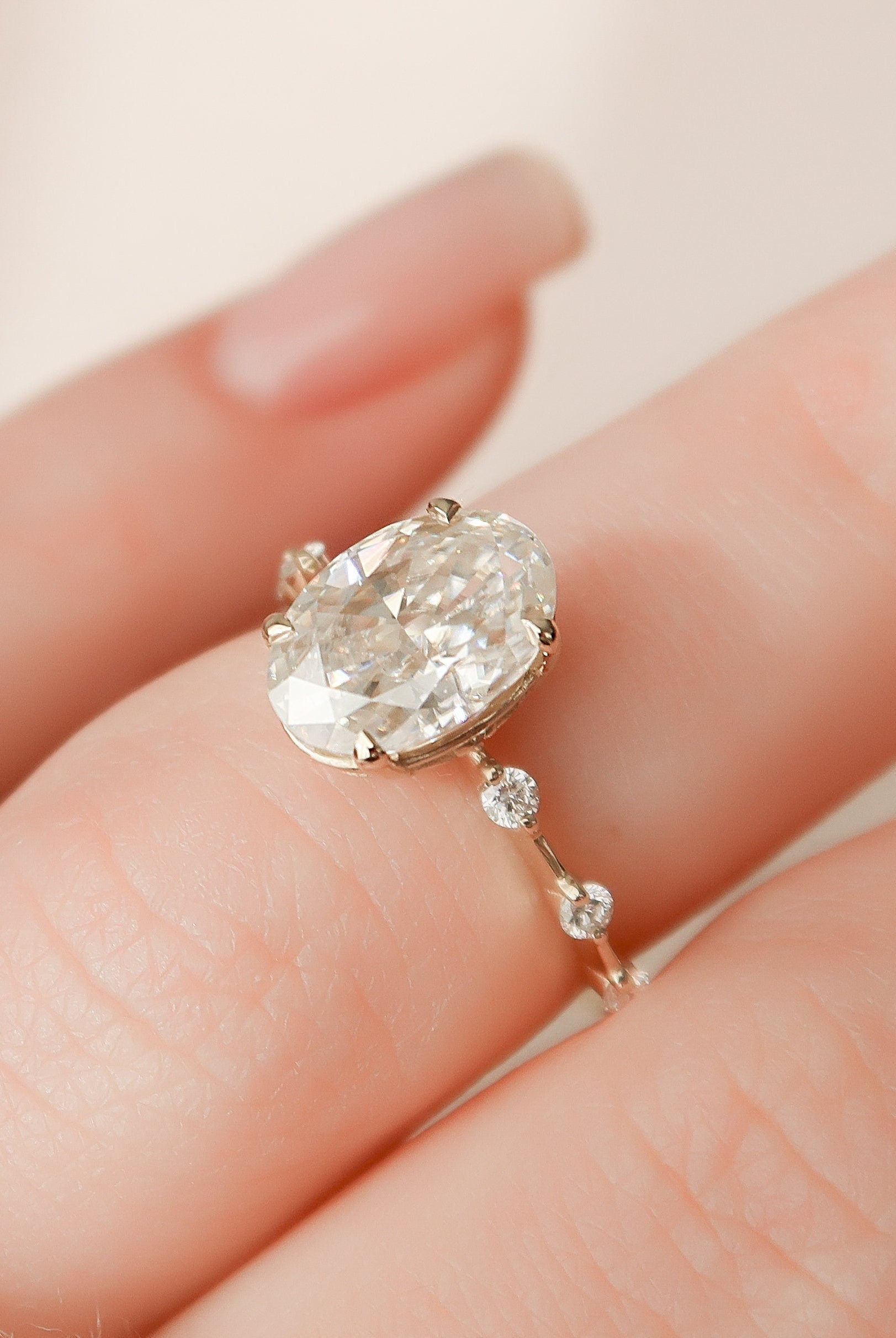 Oval Diamond Engagement Ring