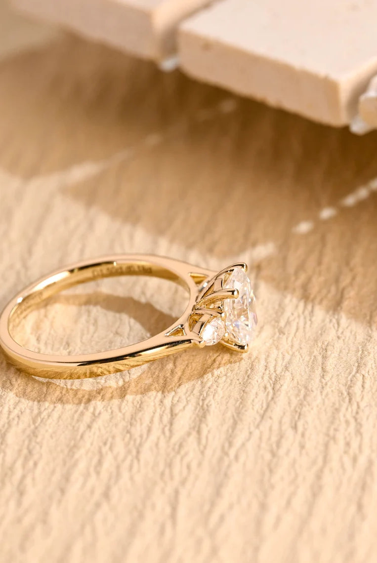 Three Stone Engagement Ring