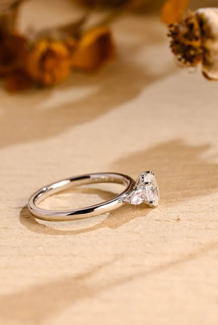 Three Stone Engagement Ring