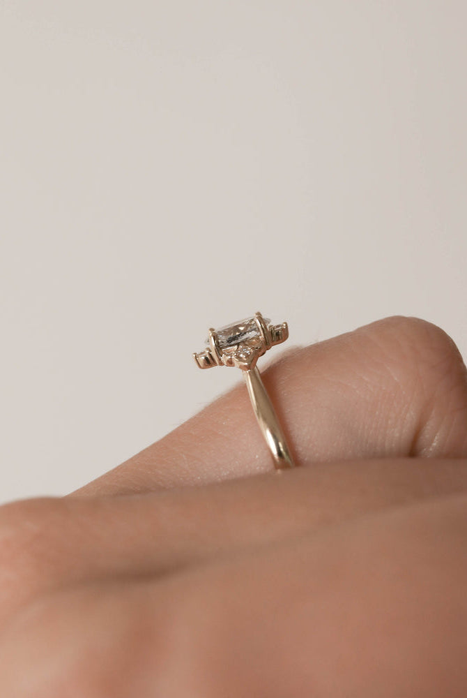 Vintage Style Moissanite Ring