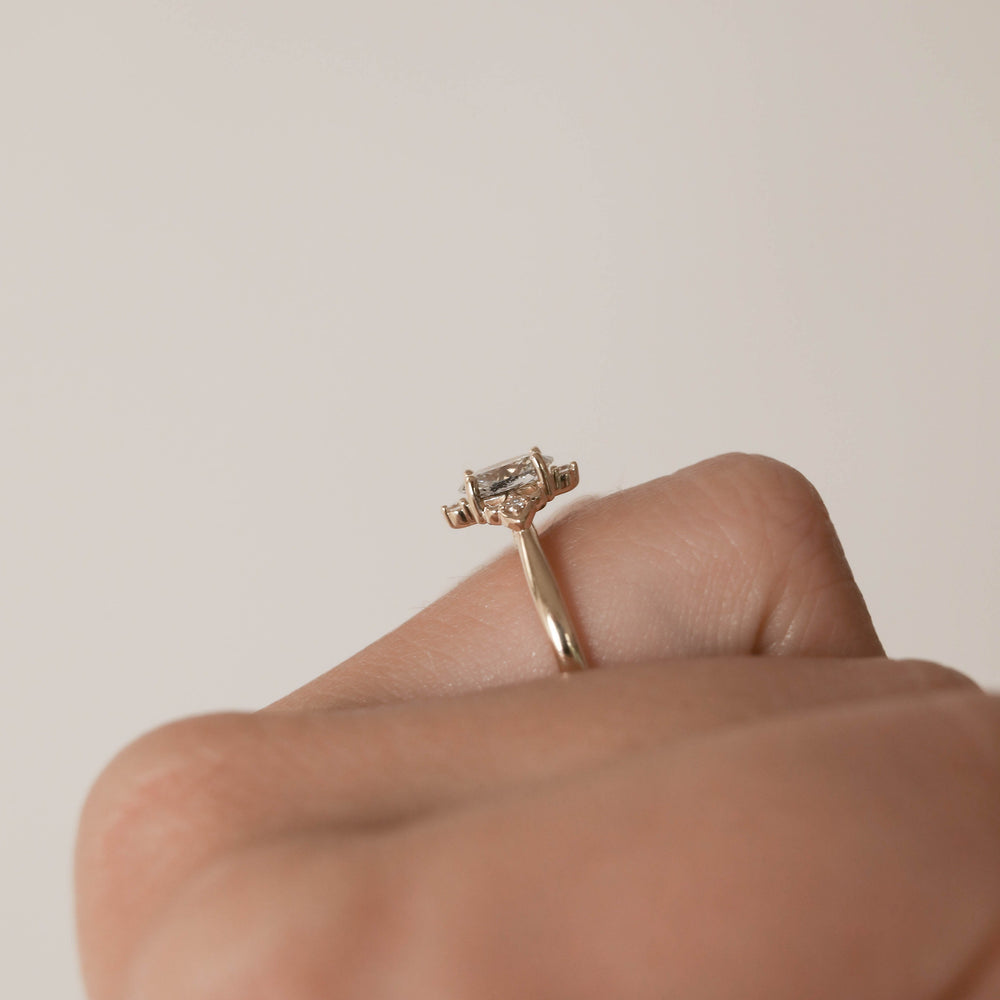 Vintage Style Moissanite Ring