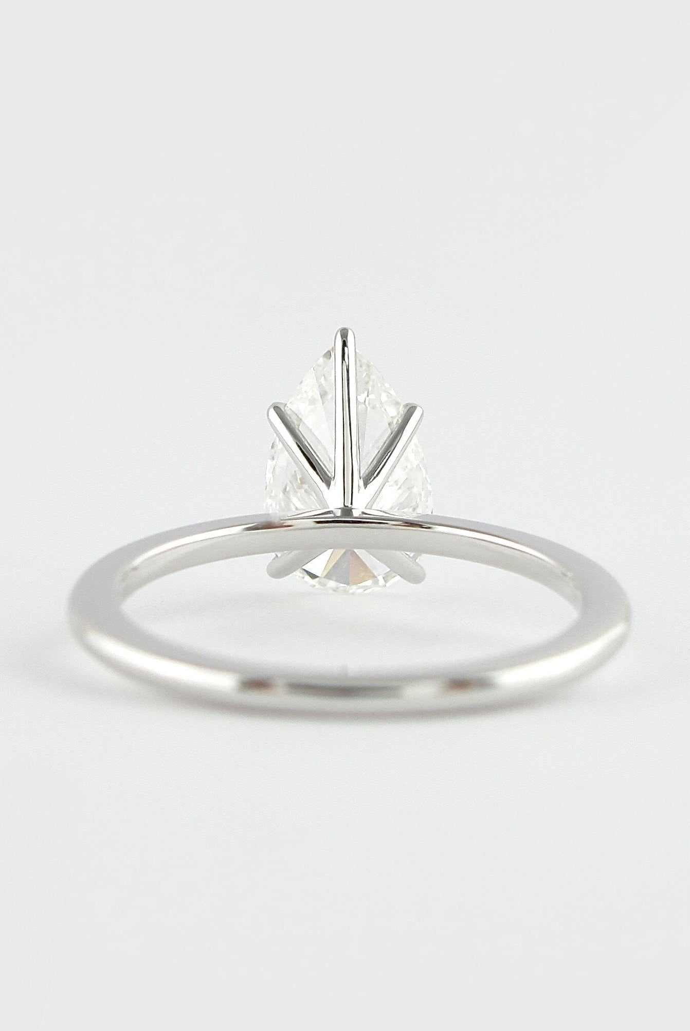 Pear Solitaire Engagement Ring