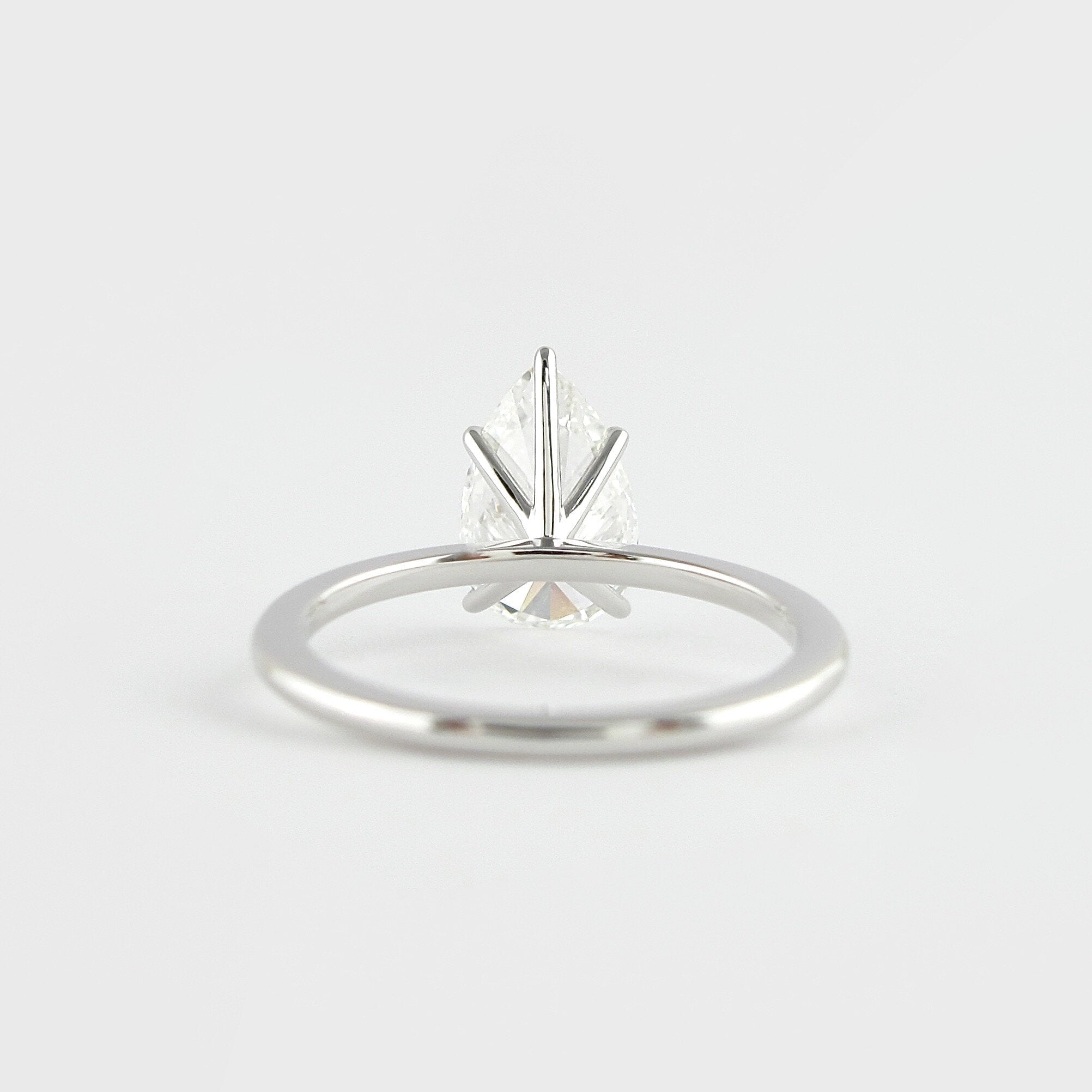 Pear Solitaire Engagement Ring