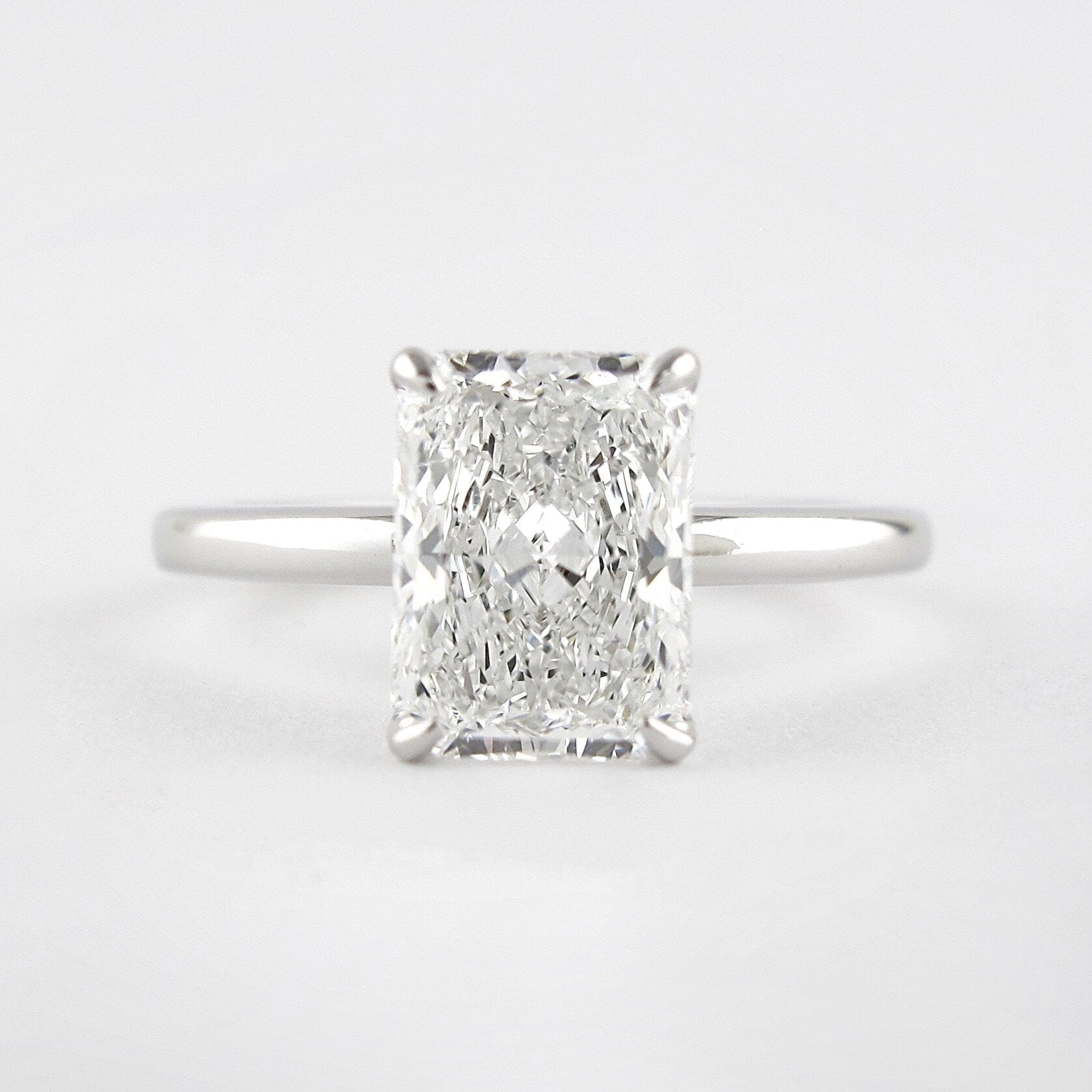 4 Prong Moissanite Ring