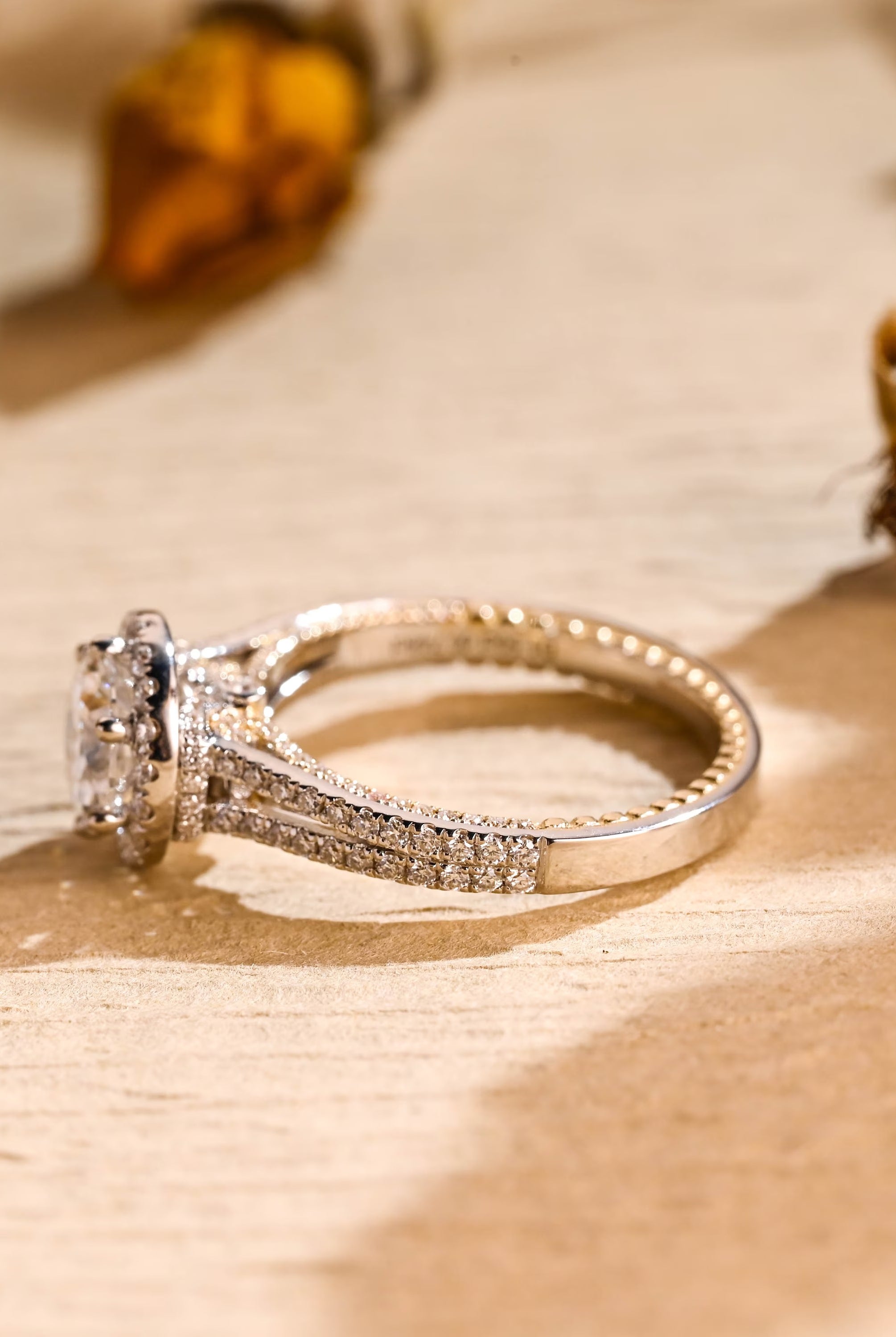 Double Pavé Halo Ring