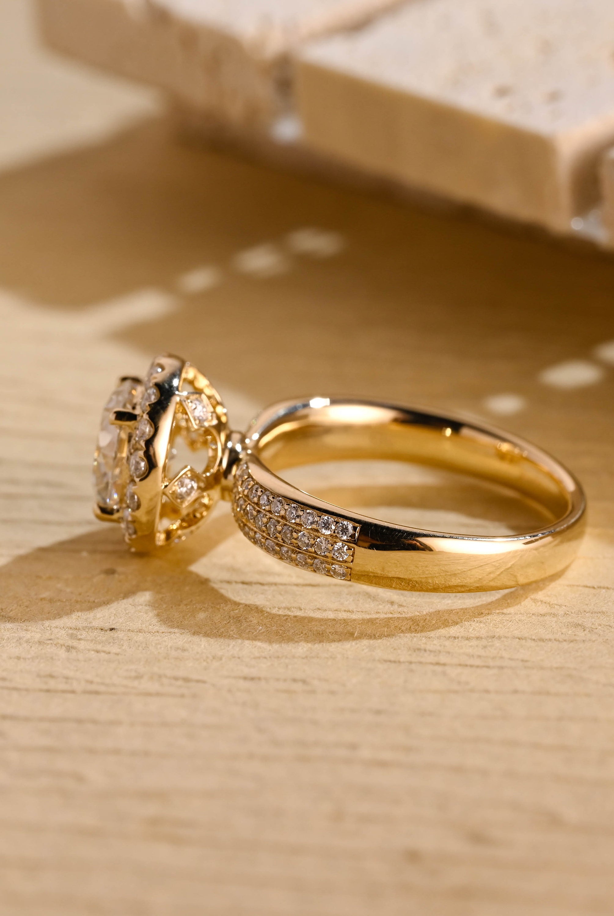 Diamond Accent Halo Ring