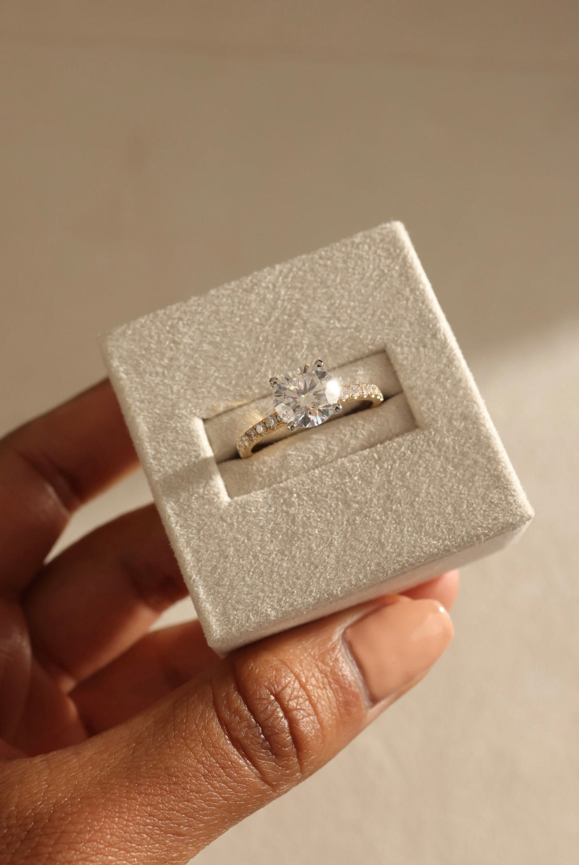Round Brilliant Proposal Ring