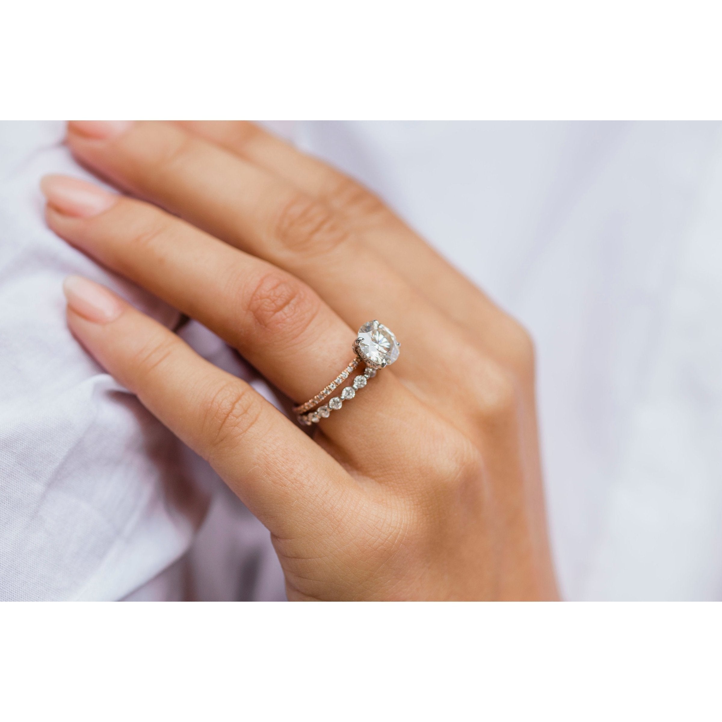 Bridal Moissanite Ring