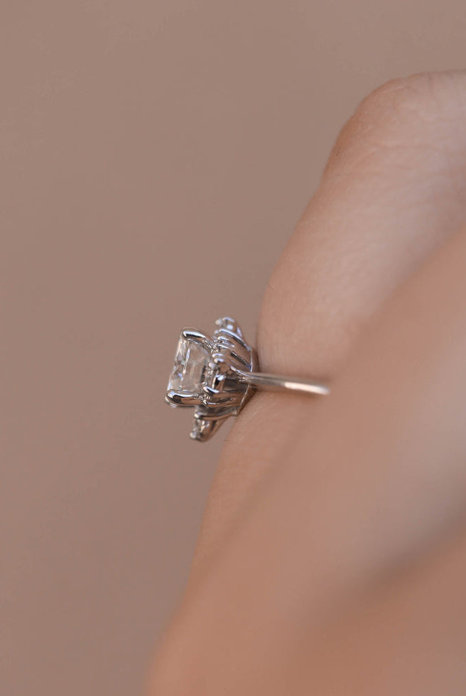 Cluster Engagement Ring