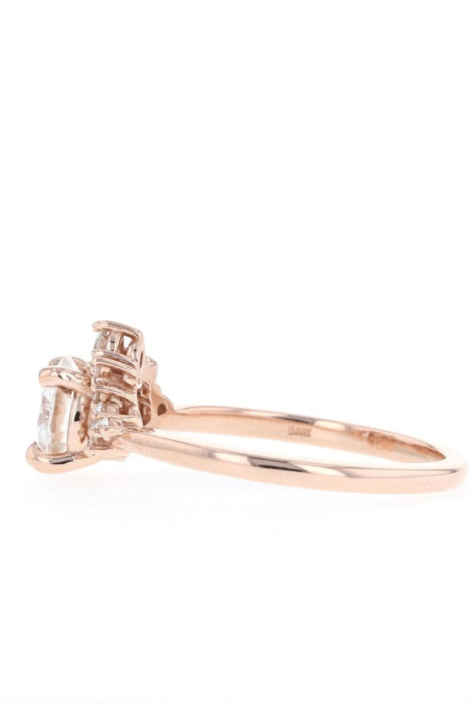 Timeless Round Moissanite Ring