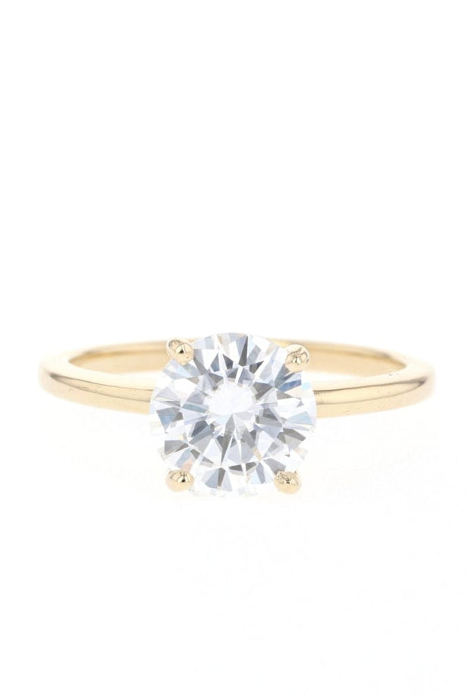 Custom Moissanite Engagement Ring