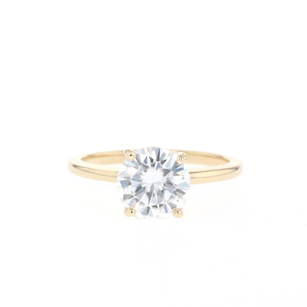 Custom Moissanite Engagement Ring