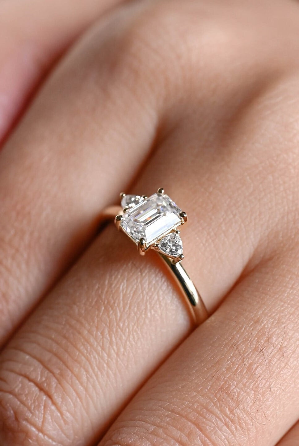 Affordable Moissanite Engagement Ring