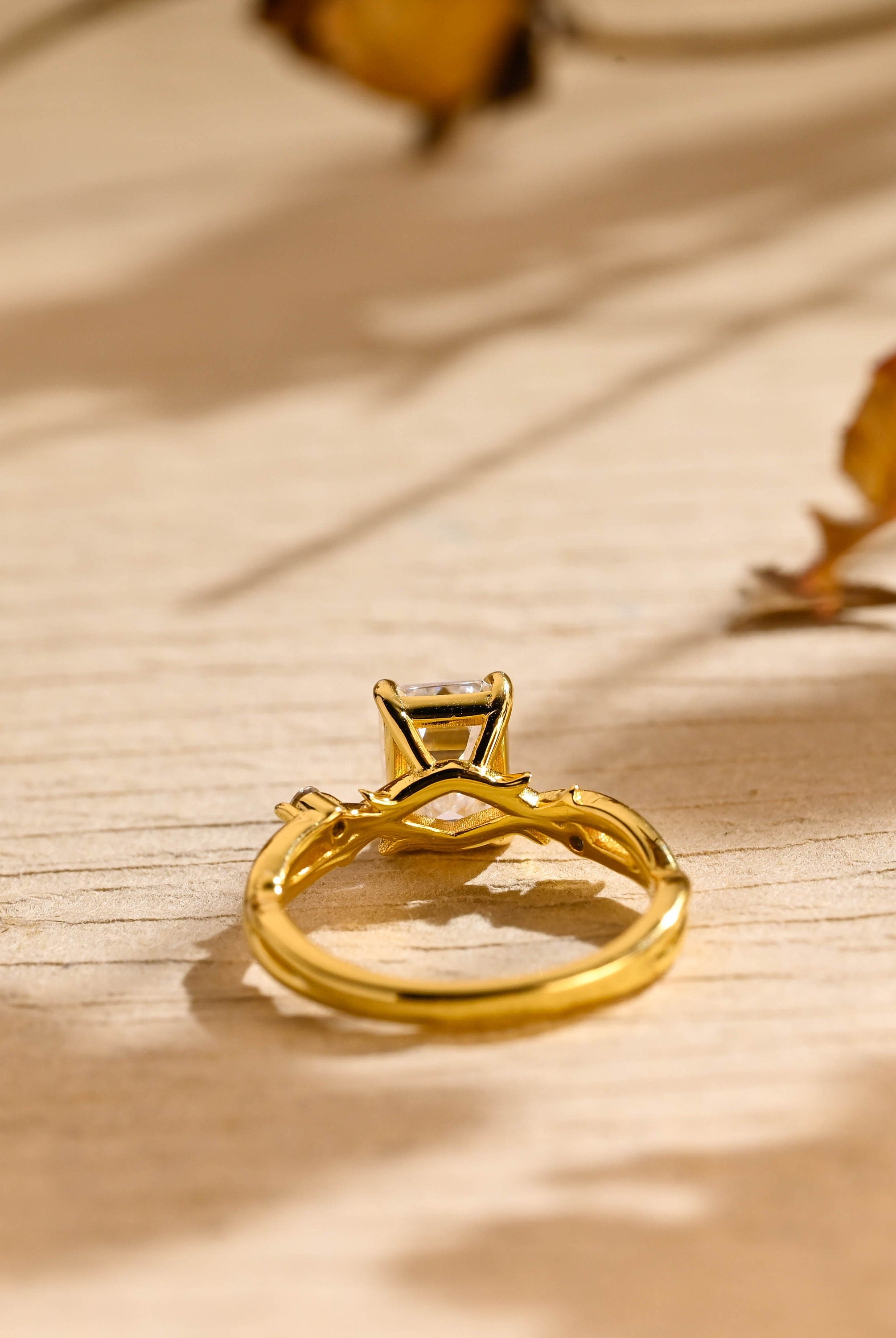 Nature Inspired Engagement Ring