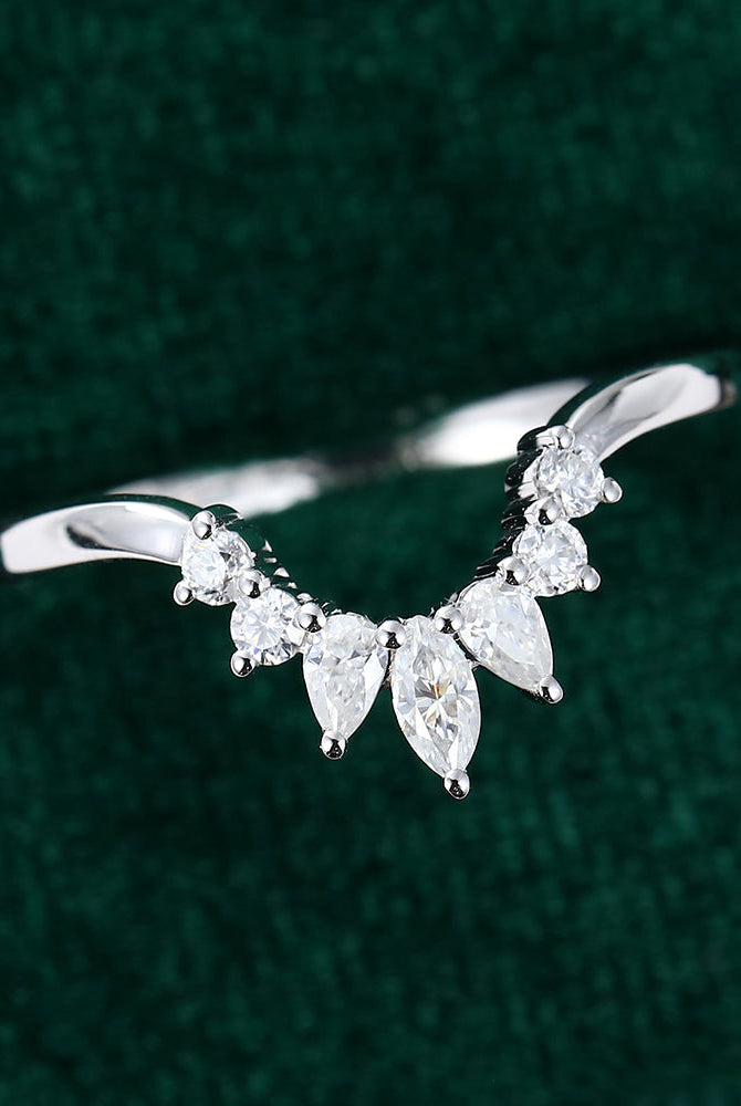 0-27-ct-round-marquise-pear-moissanite-curved-wedding-band