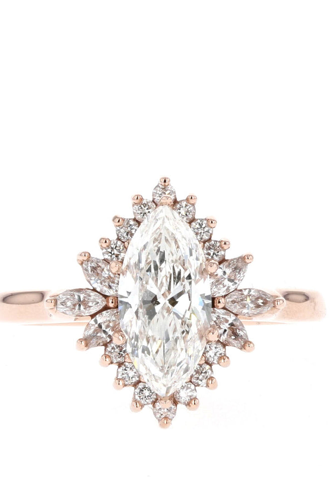 Cathedral Style Engagement Ring
