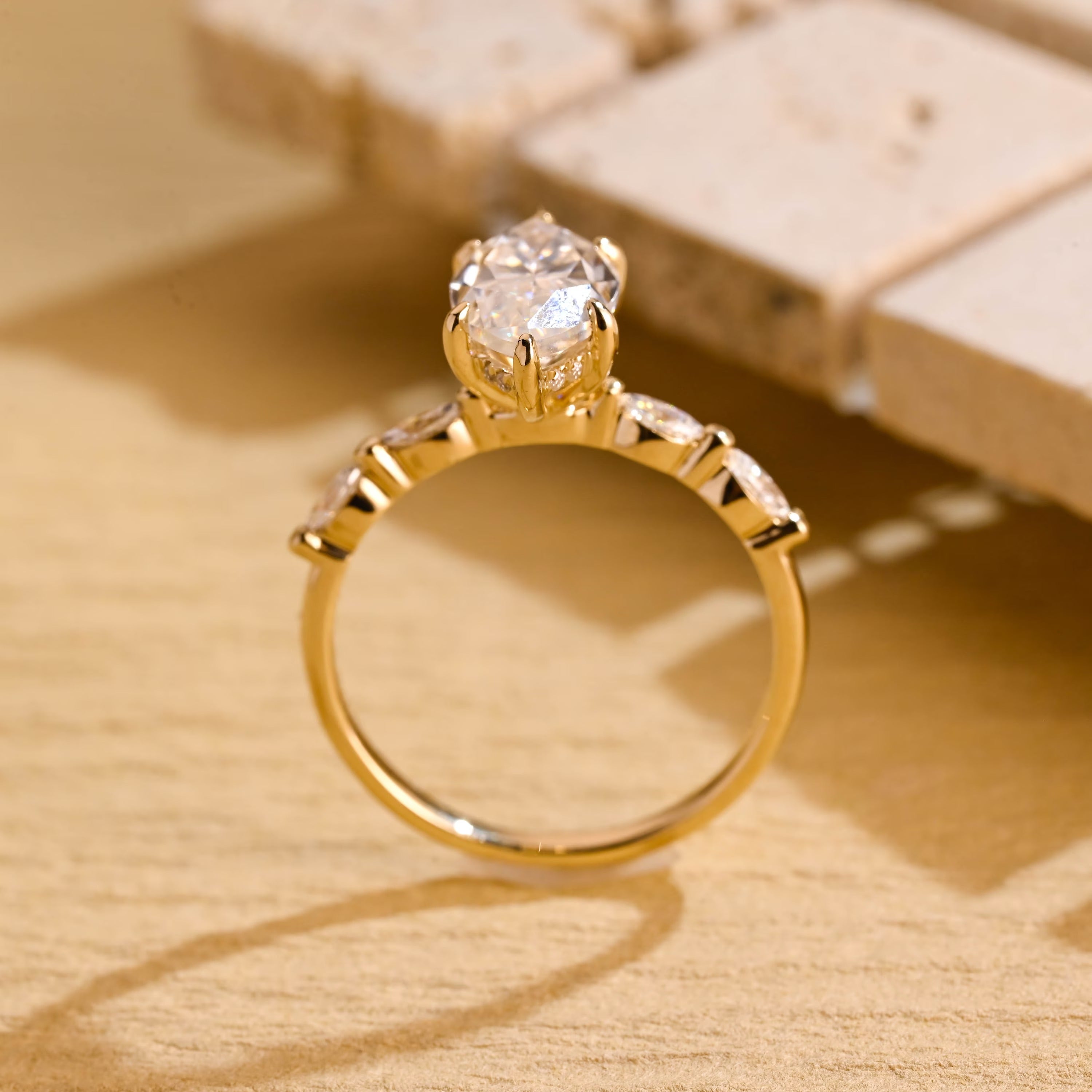 Marquise Diamond Accent Ring
