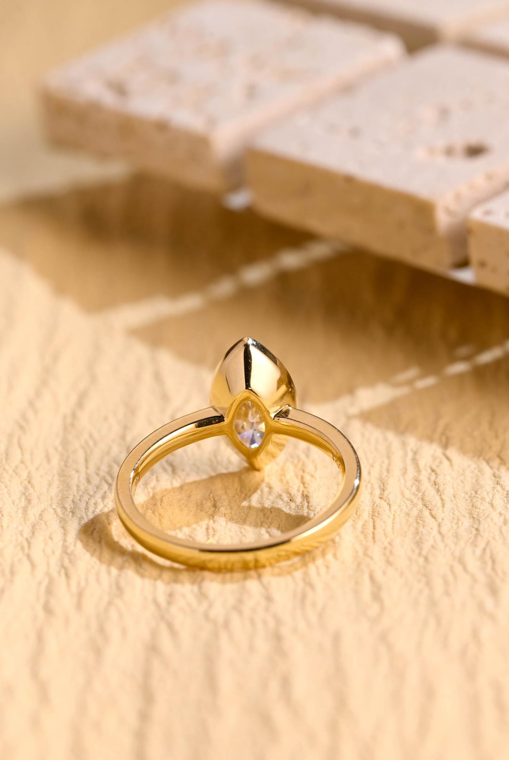 Marquise Solitaire Engagement Ring