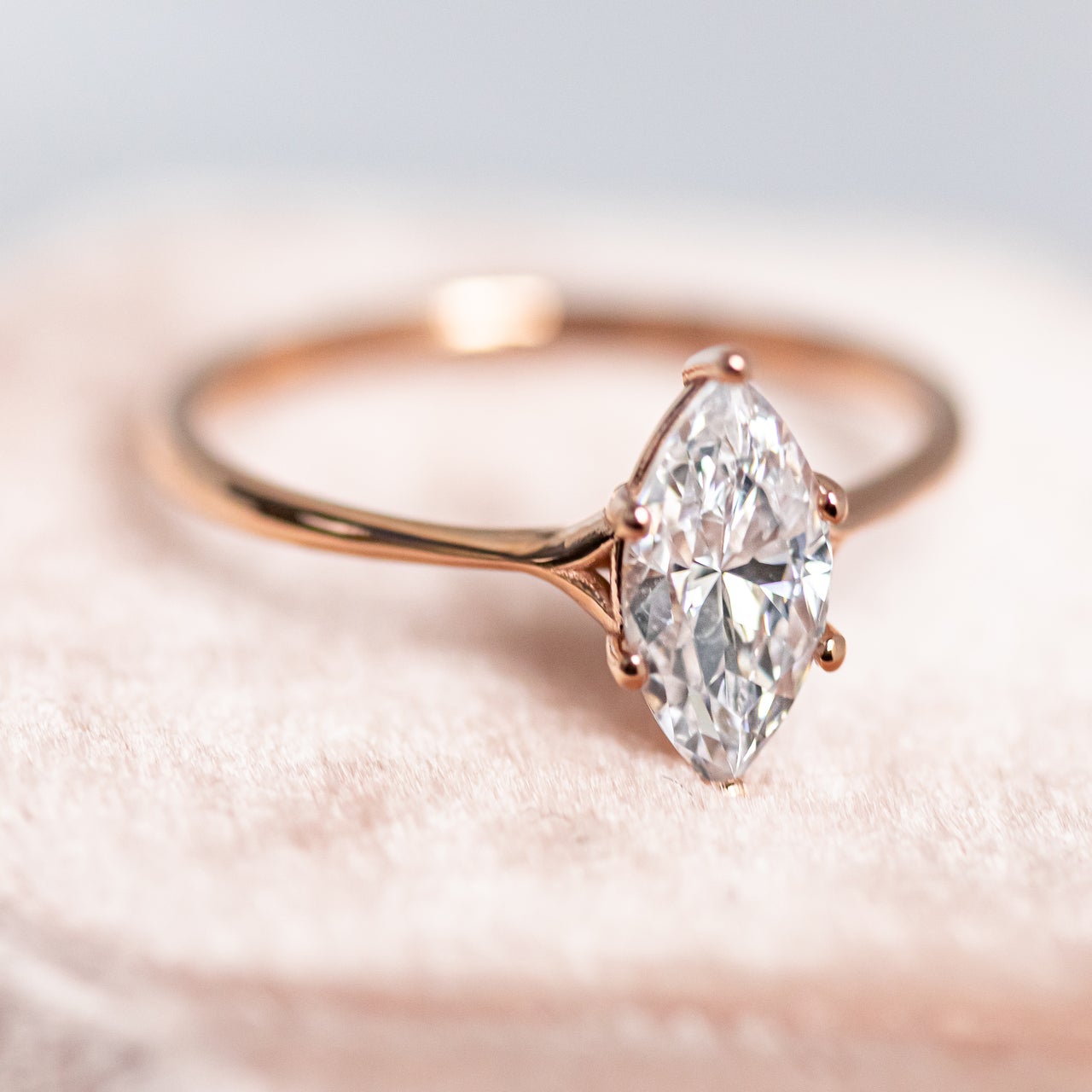 Diamond Alternative Engagement Ring