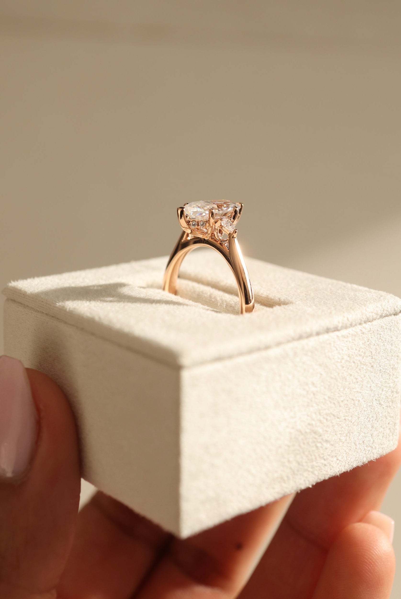 2 Carat Moissanite Engagement Ring
