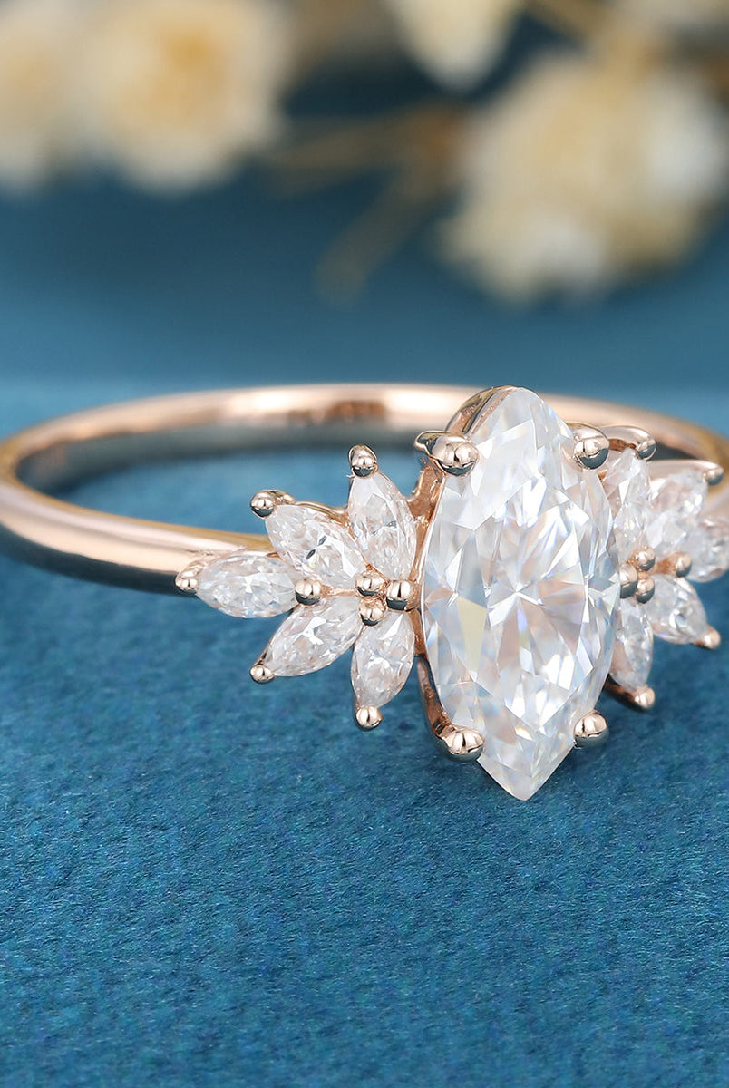 marquise-shaped-moissanite-cluster-engagement-ring-4
