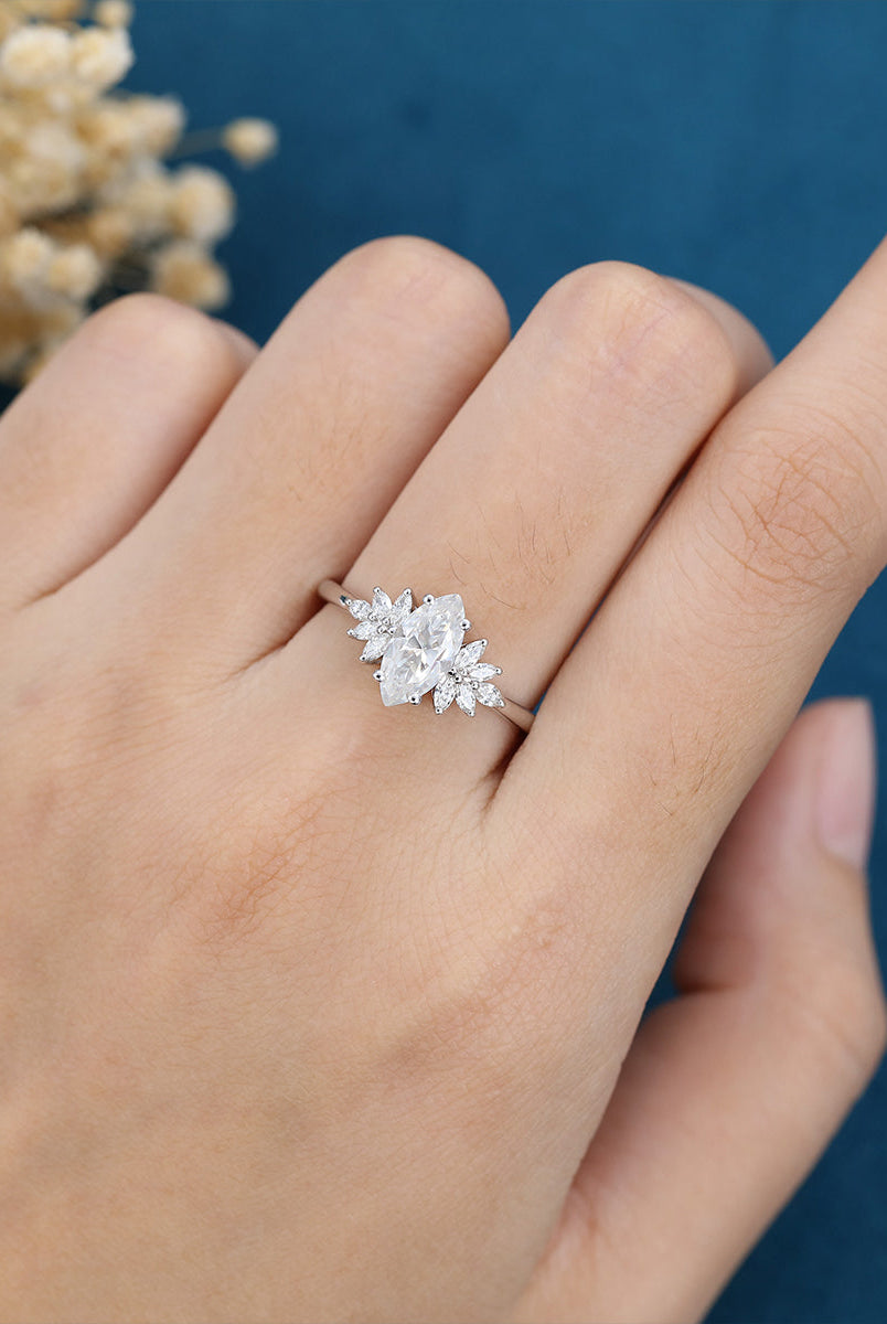 marquise-shaped-moissanite-cluster-engagement-ring-5