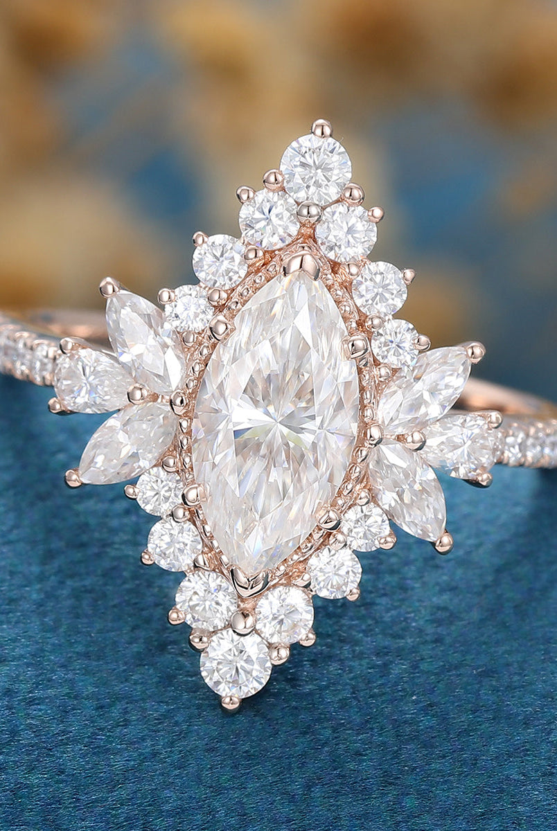 marquise-shaped-moissanite-cluster-engagement-ring-7
