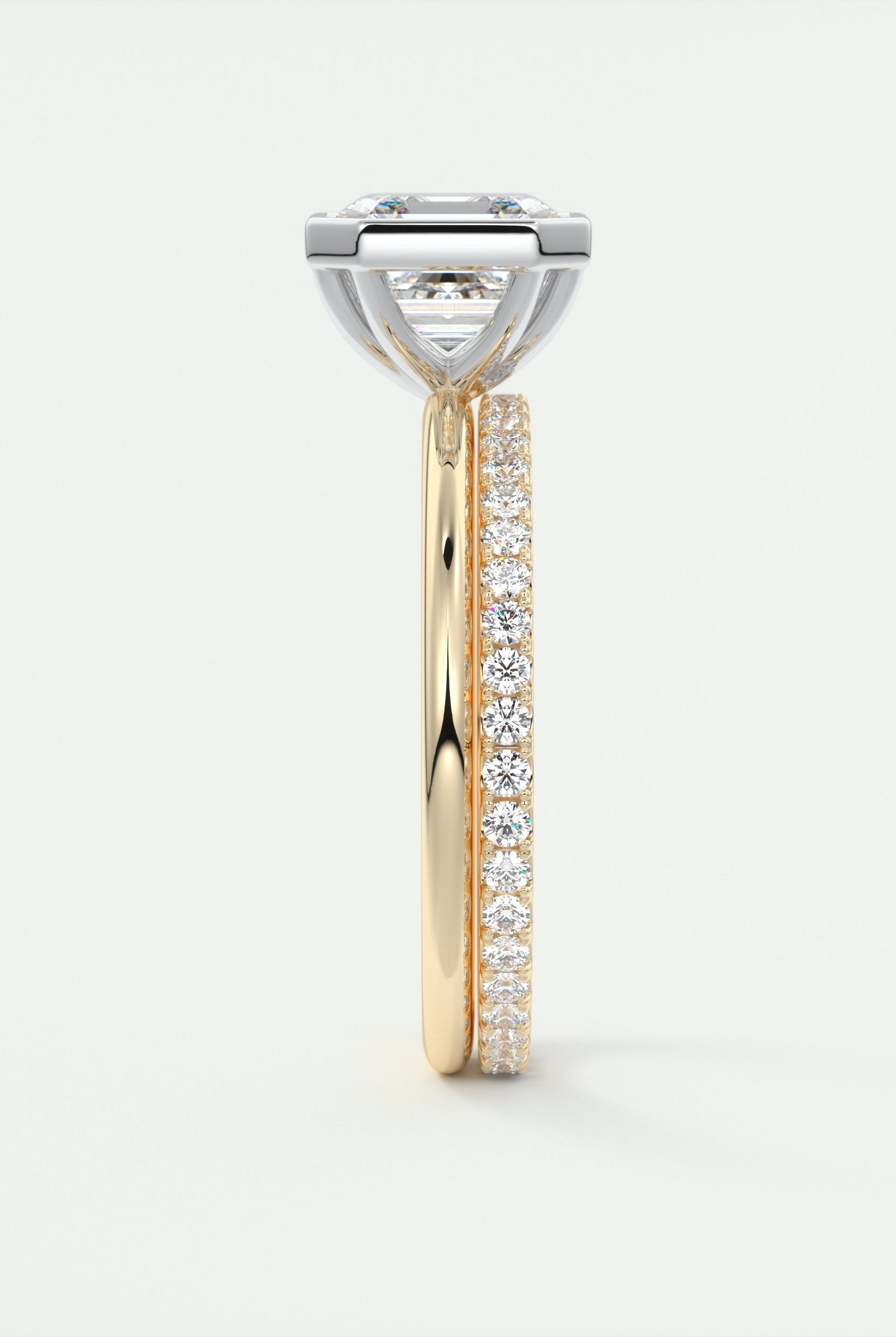 Solitaire Moissanite Engagement Ring