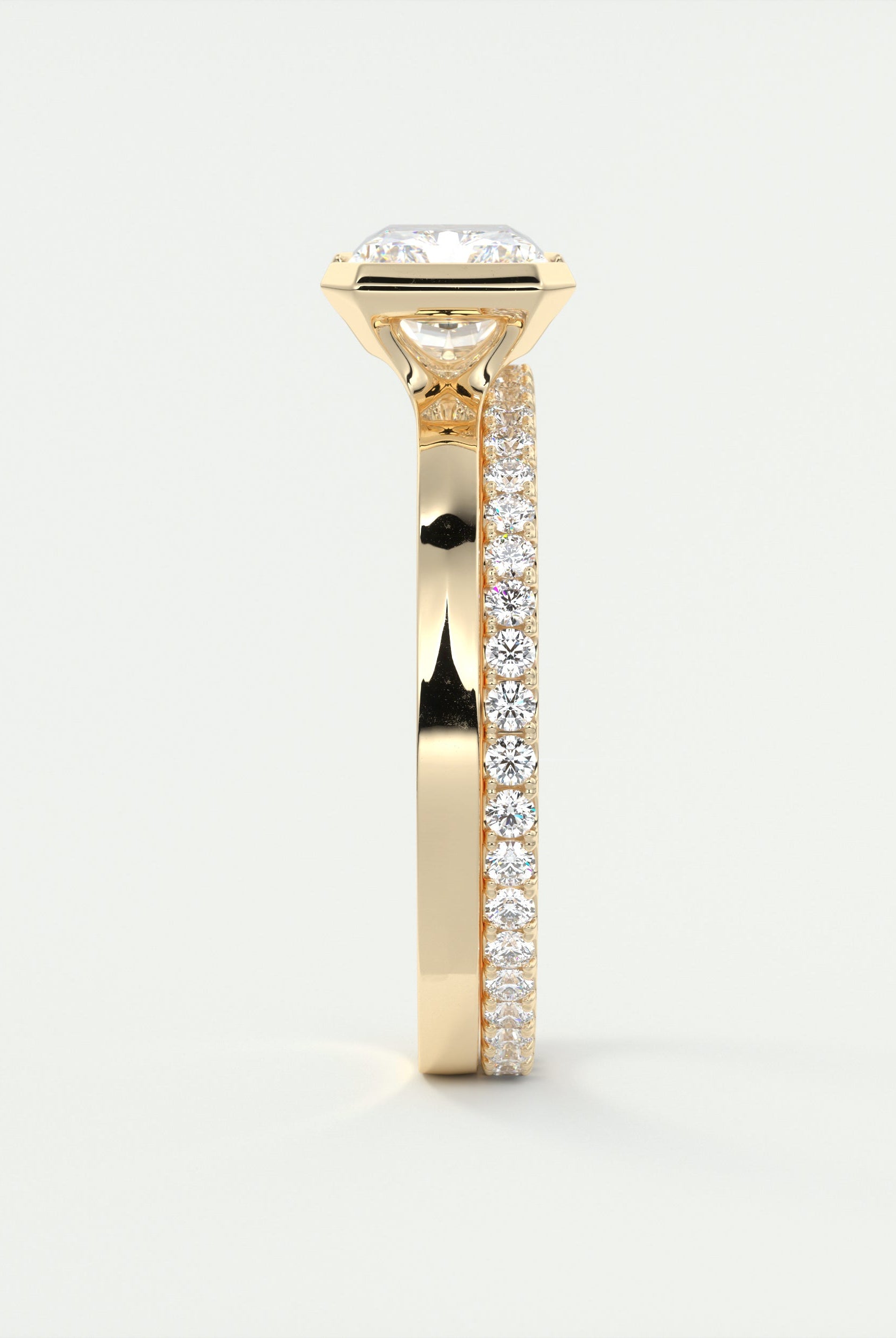 Radiant Engagement Ring