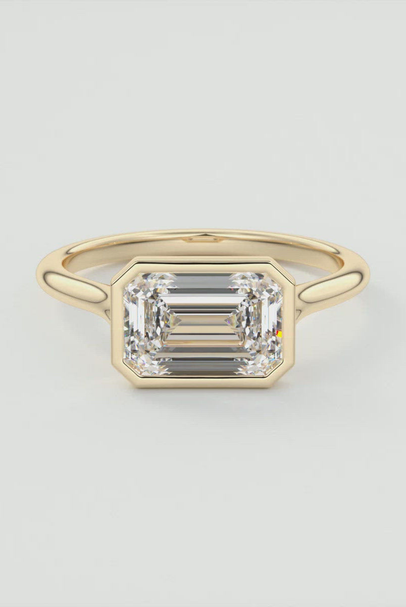 Emerald Cut Bridal Ring