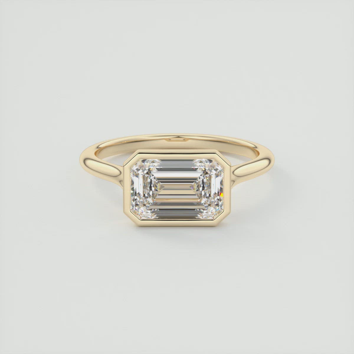 Emerald Cut Bridal Ring