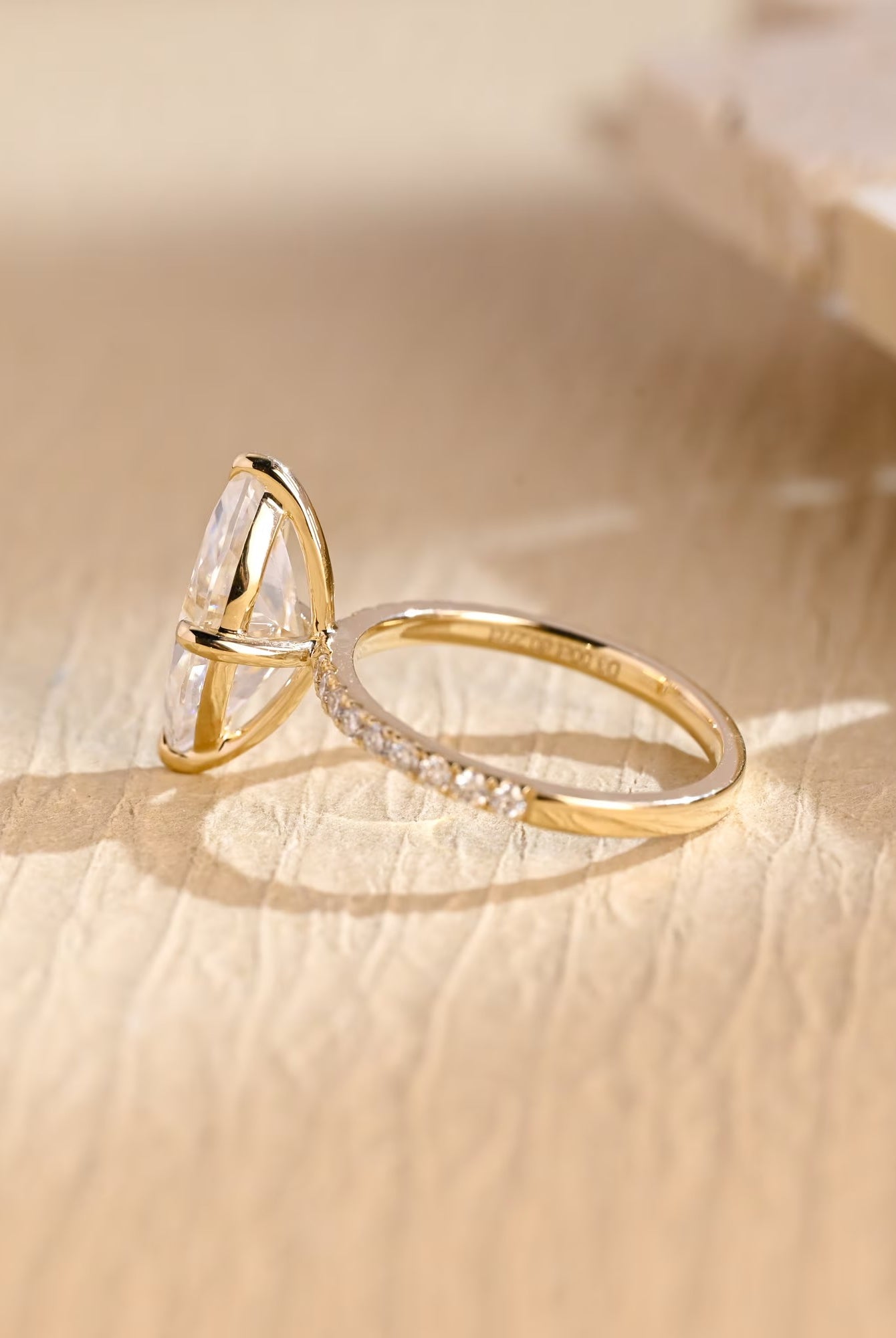 Luxury Moissanite Engagement Ring