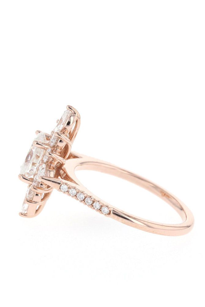 Luxury Oval Halo Ring