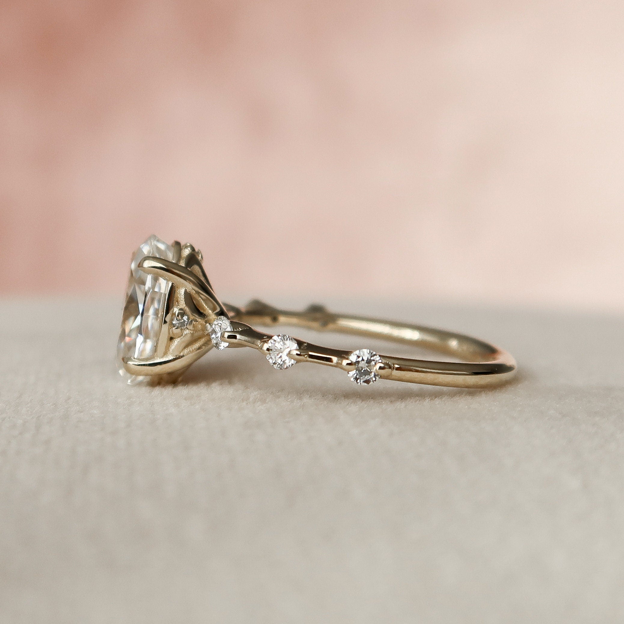 Oval Bridal Ring