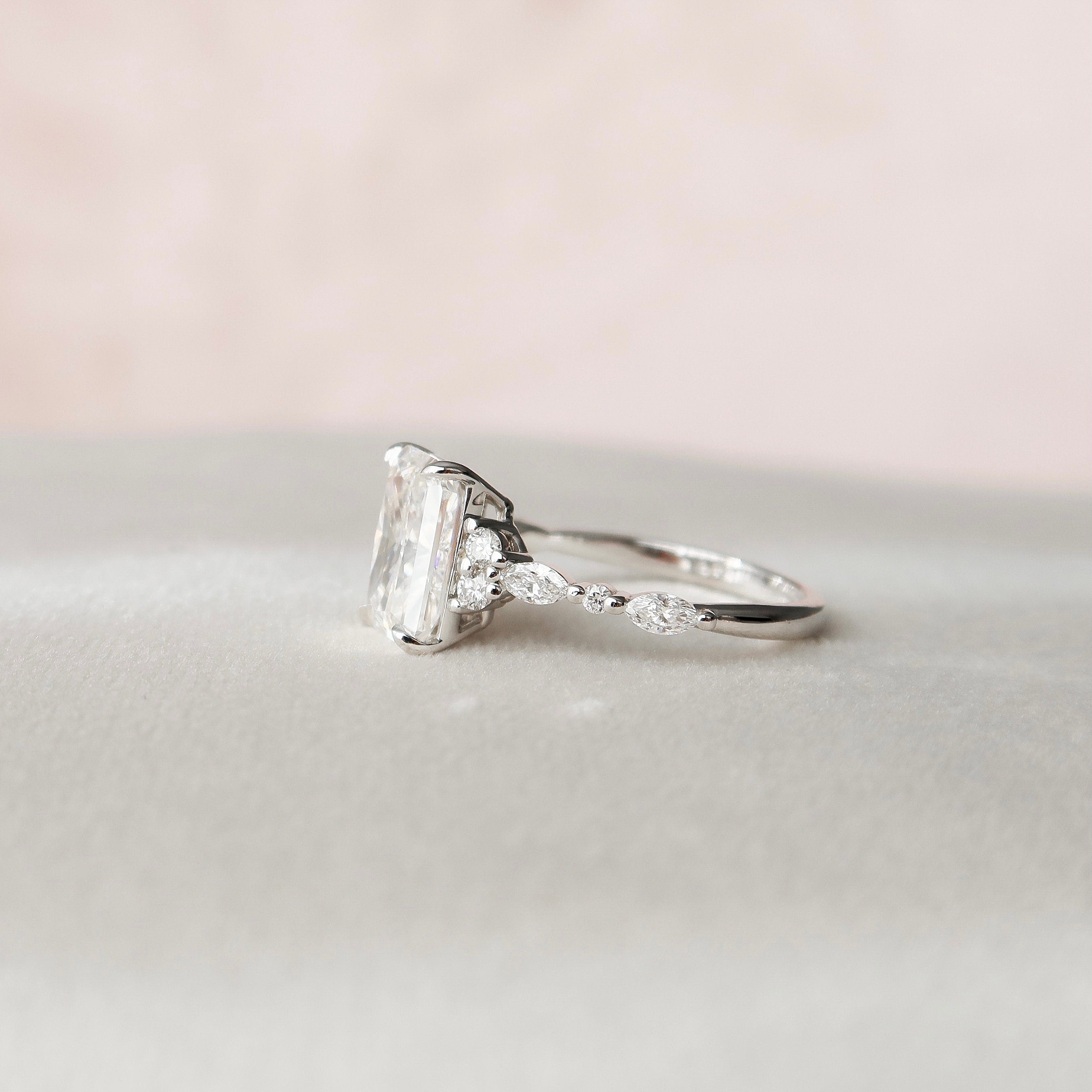 Cluster Engagement Ring
