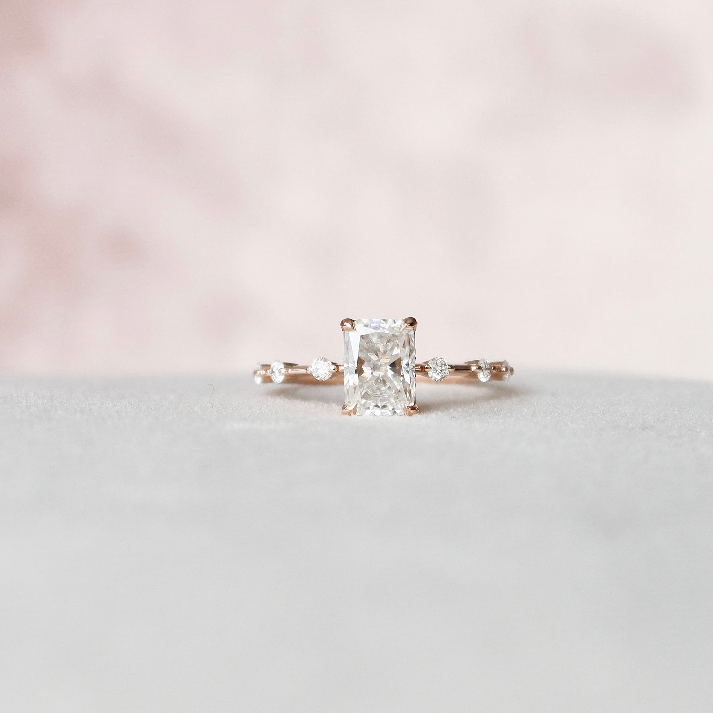 Radiant Bridal Ring