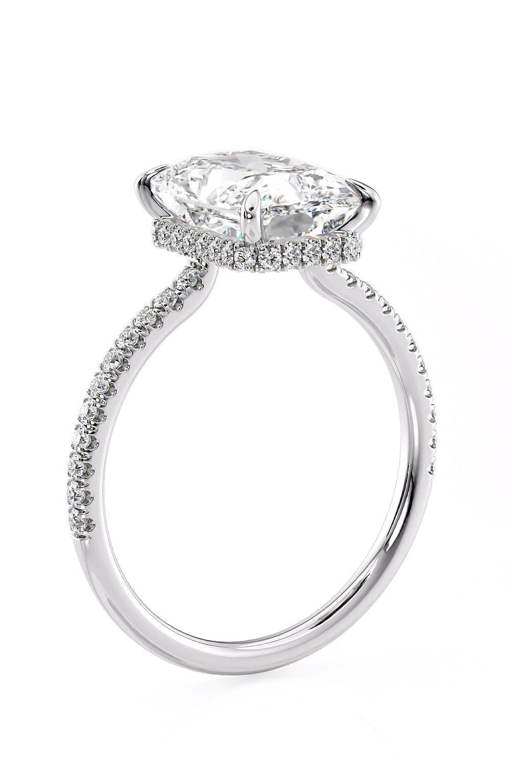 Radiant Cut Ring for Brides