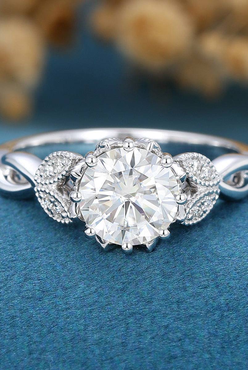1-10-ct-round-shaped-moissanite-milgrain-art-deco-engagement-ring