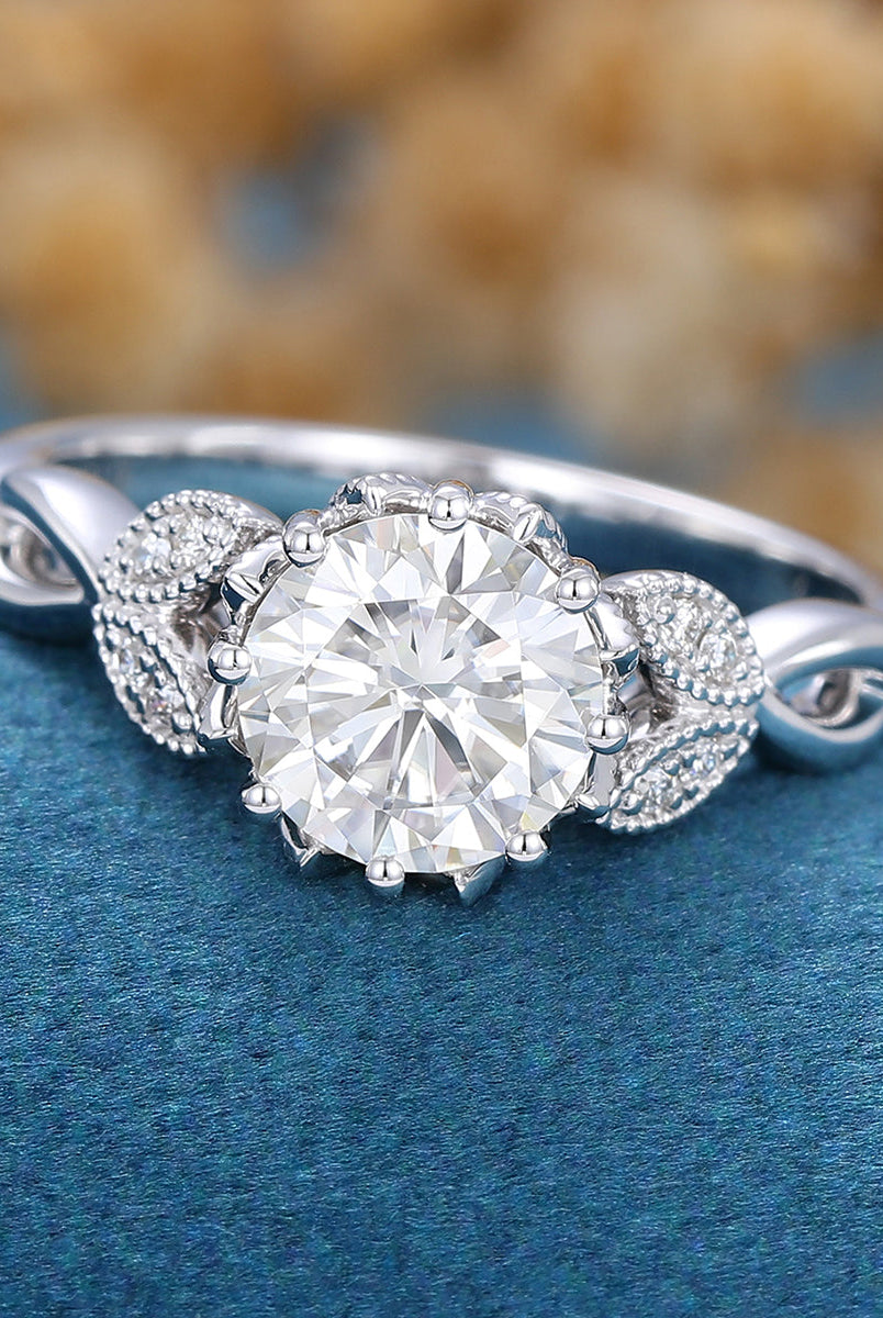 1-10-ct-round-shaped-moissanite-milgrain-art-deco-engagement-ring