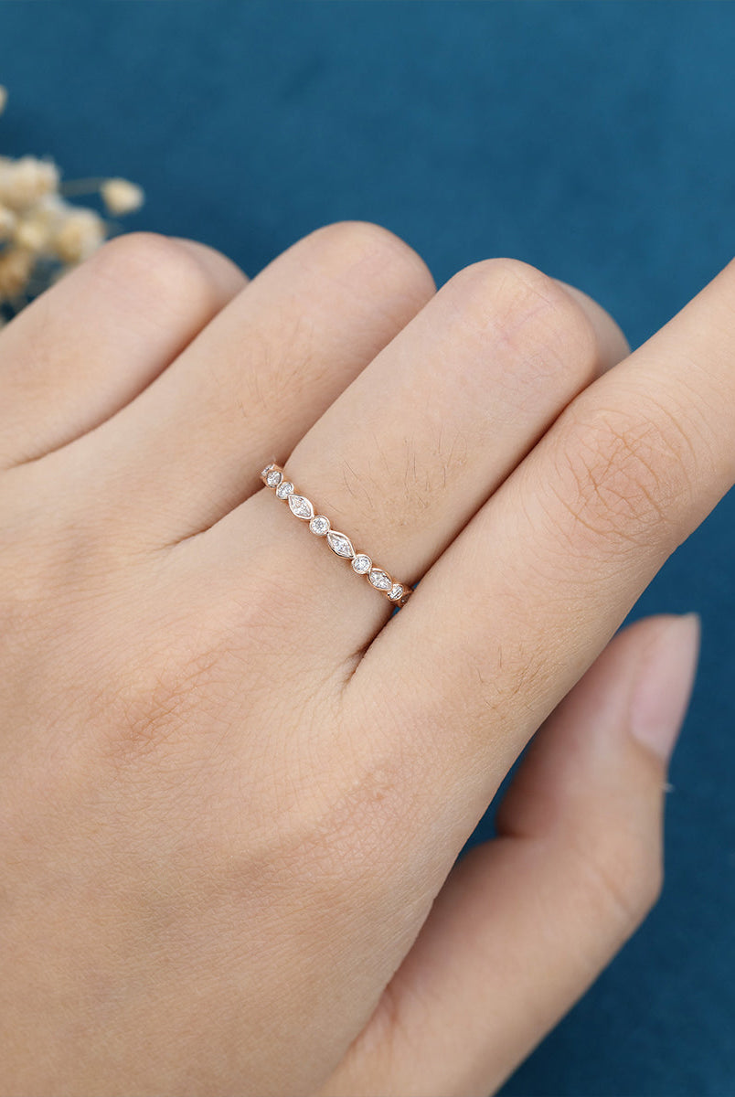 1-30-ct-round-marquise-shaped-moissanite-bezel-wedding-band