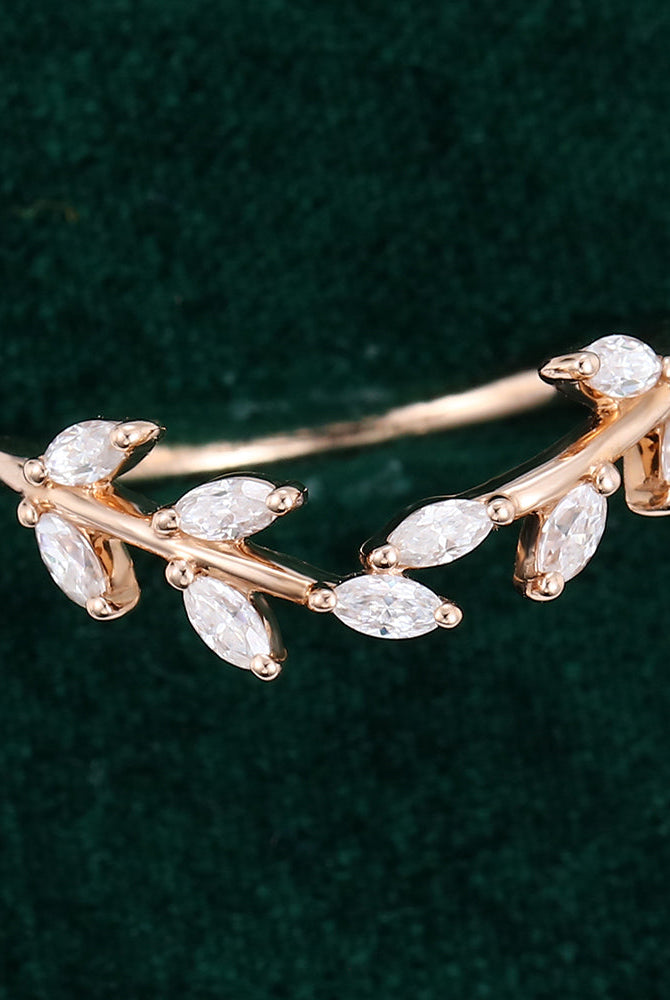 marquise-moissanite-twig-wedding-band