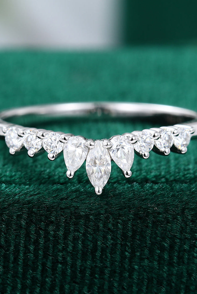 0-30-ct-round-pear-marquise-moissanite-curved-wedding-band-1